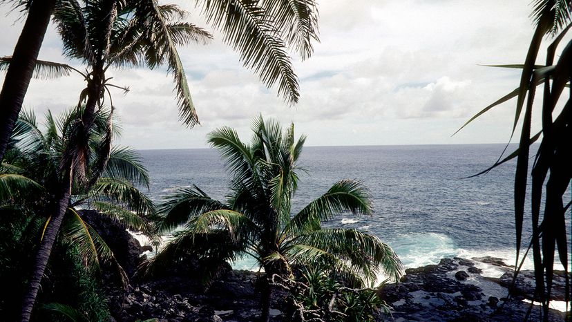 Pitcairn Island coastline
