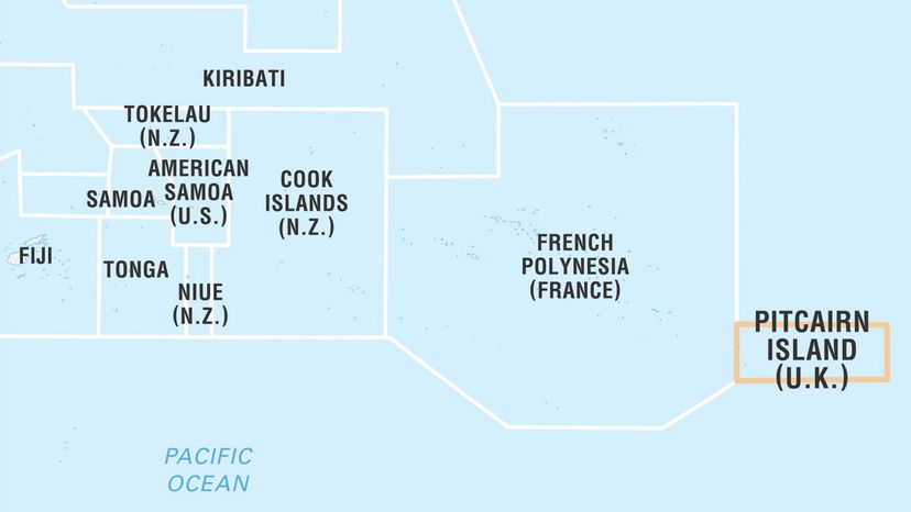 Pitcairn Island location