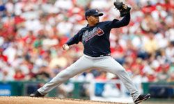 Pitcher Jair Jurrjens of the Atlanta Braves.