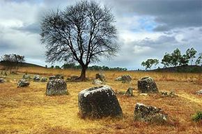 No one knows what the vessels  in the Plain of Jars were really used for.