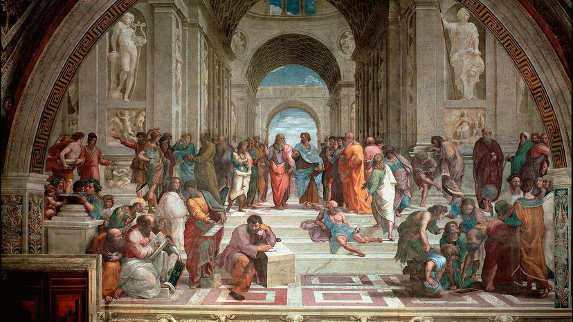 "The School of Athens" painting