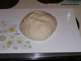 The final result: Another lump of dough. But this one doesn't hold its shape as well.