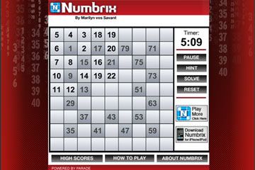 Numbrix puzzle