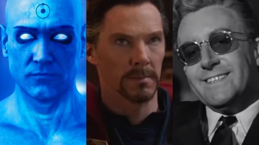 10 Dr Manhattan, Dr strange, dr strangelove