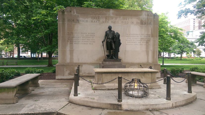 The Tomb of the Unknown Revolutionary War Soldier