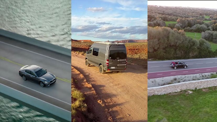 Can You Identify the Make and Model of This Car from an Aerial Photo?