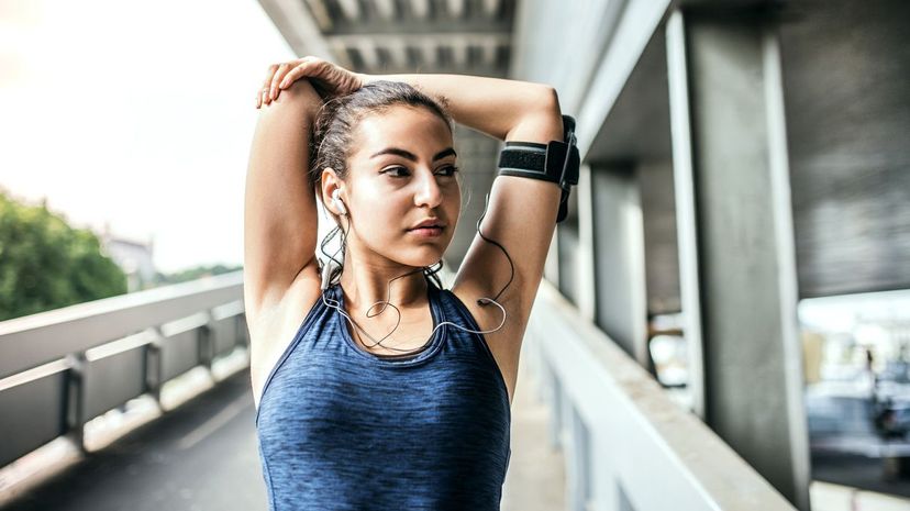 Woman doing exercise