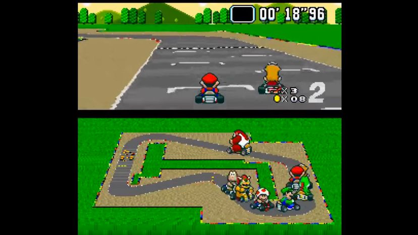 12 Super Mario Kart