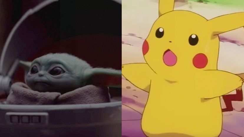 Baby Yoda vs Pikachu