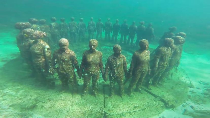 Molinere Underwater Sculpture Grenada