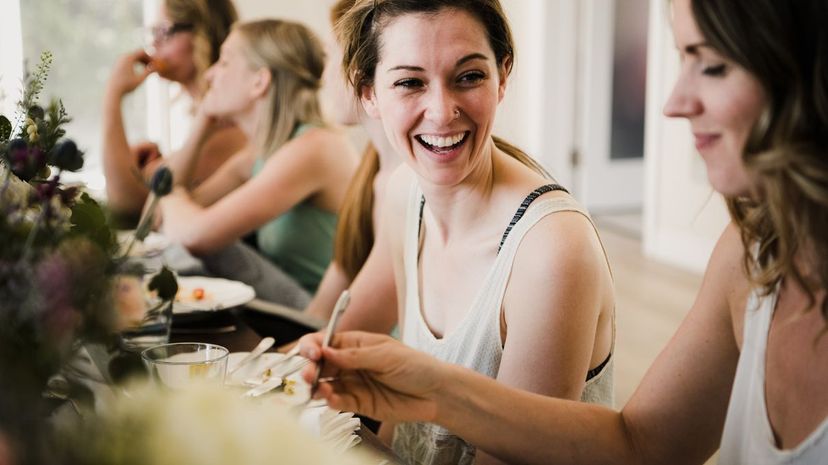 Smiling woman