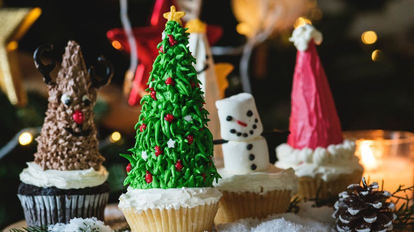 Christmas cupcakes