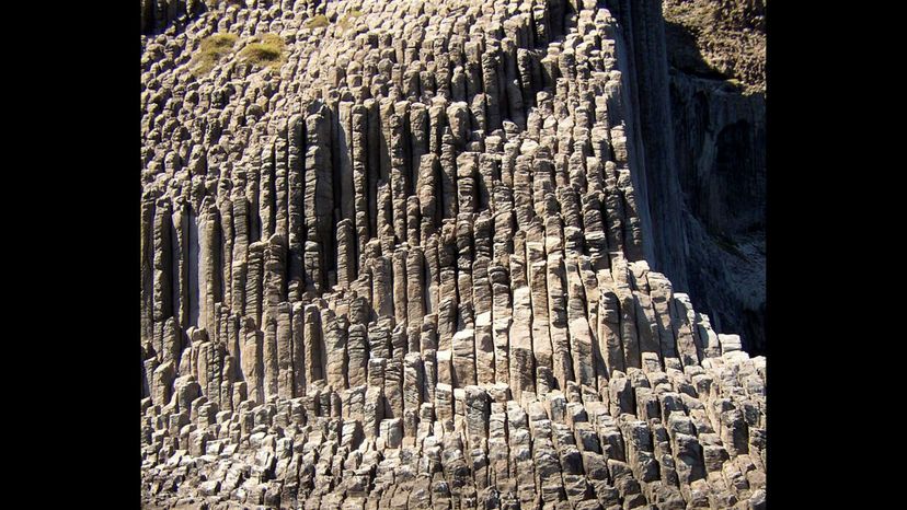 Basalt cliffs