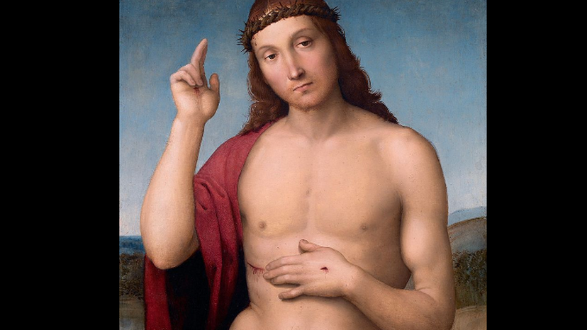 Christ Blessing by Raphael