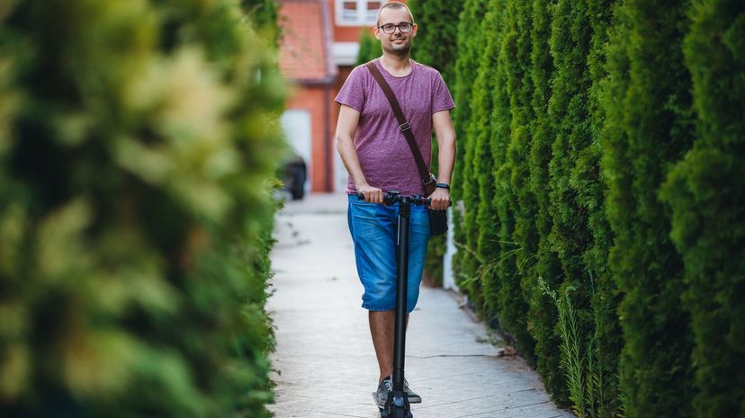 Man in jorts