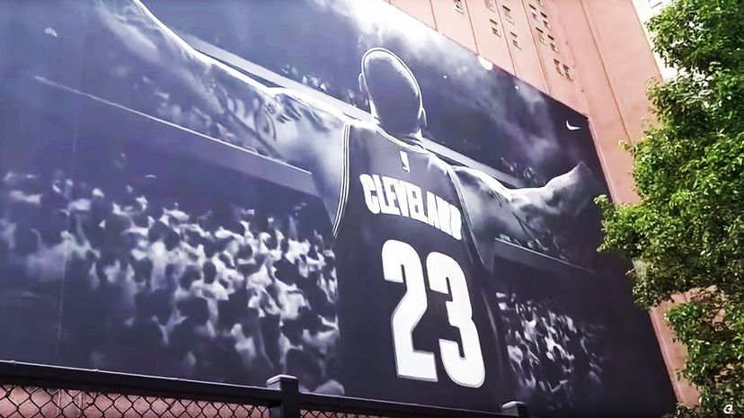 LeBron James Nike Billboard