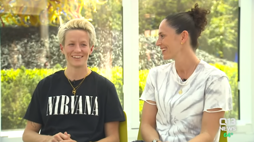 Sue Bird and Megan Rapino