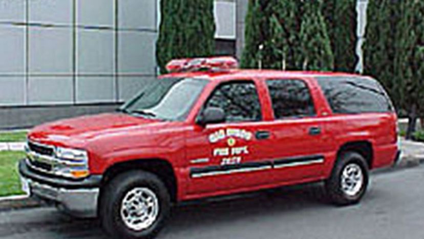 Fire Chiefâ€™s vehicle
