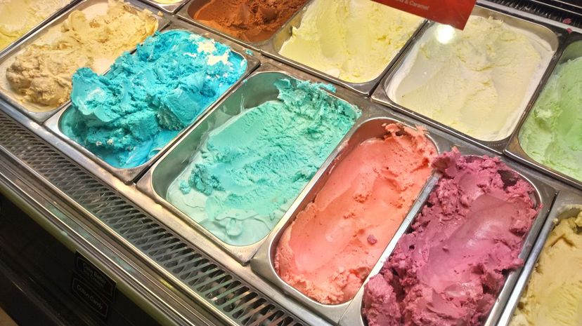 Ice cream flavors