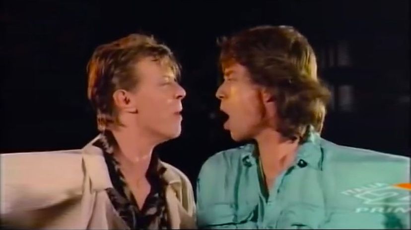 David Bowie &amp; Mick Jagger Dancing in the Street