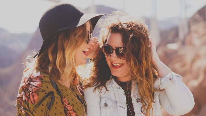 Two Women smiling