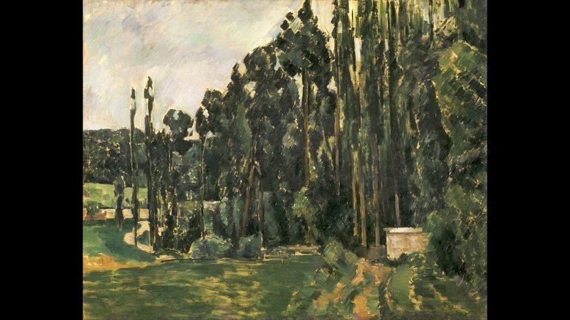 Poplars Cezanne