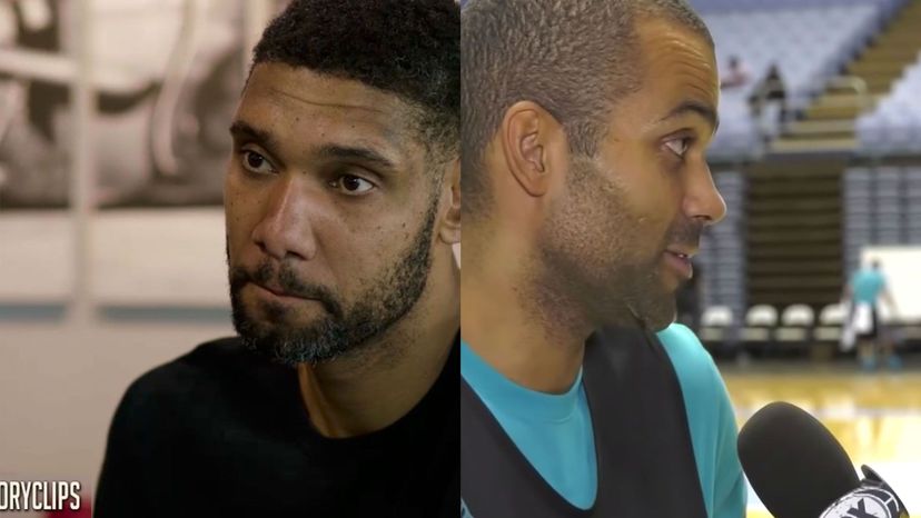 Tim Duncan and Tony Parker