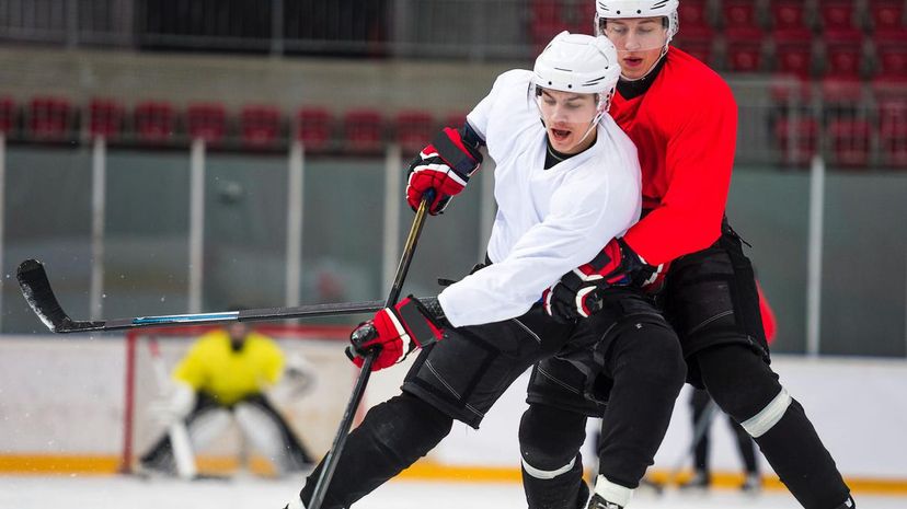 Two Ice Hockey Players