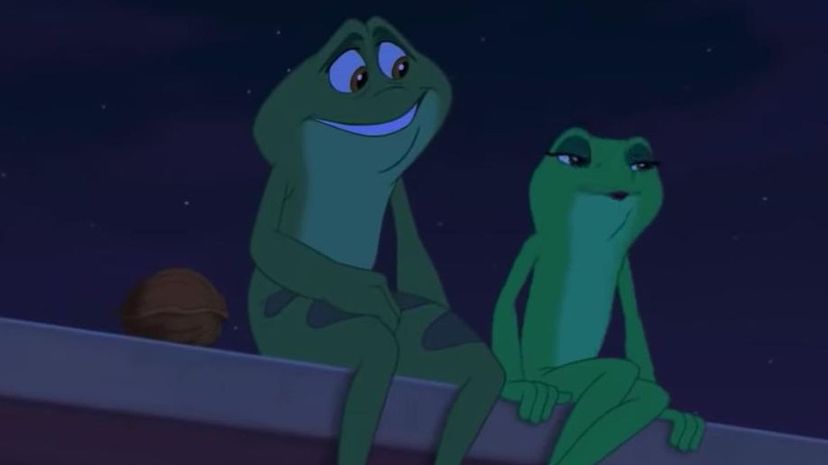 Naveen and Tiana as Frogs - Princess and the Frog