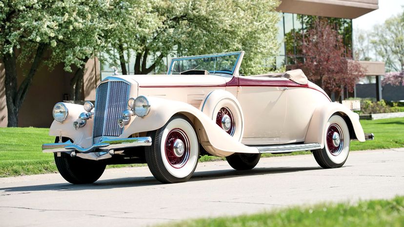 1934 Pierce-Arrow Twelve Convertible Coupe 