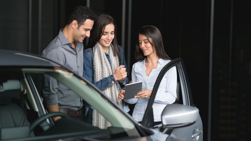 Couple buy car