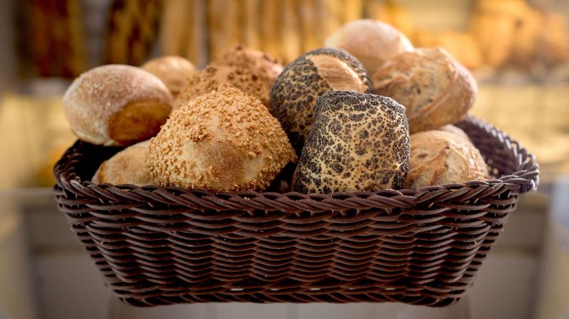 Bread in a basket