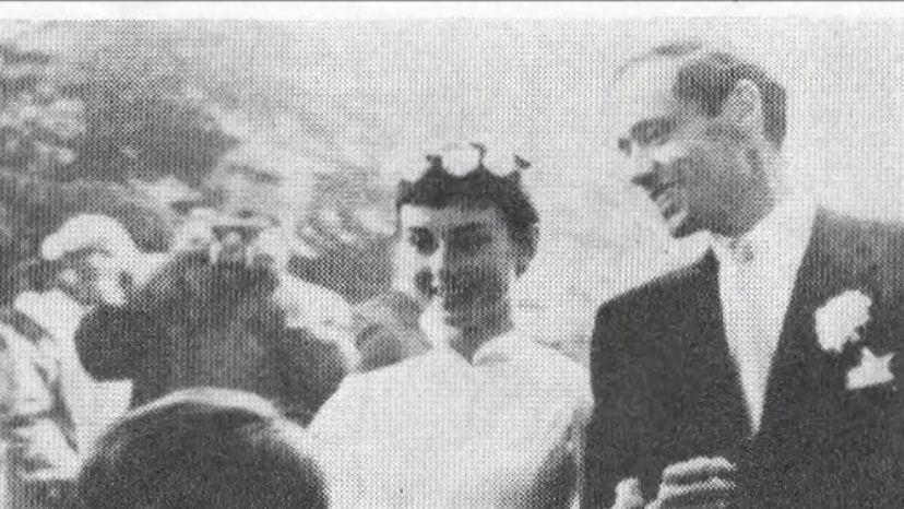 Audrey Hepburn and Mel Ferrer (1954)