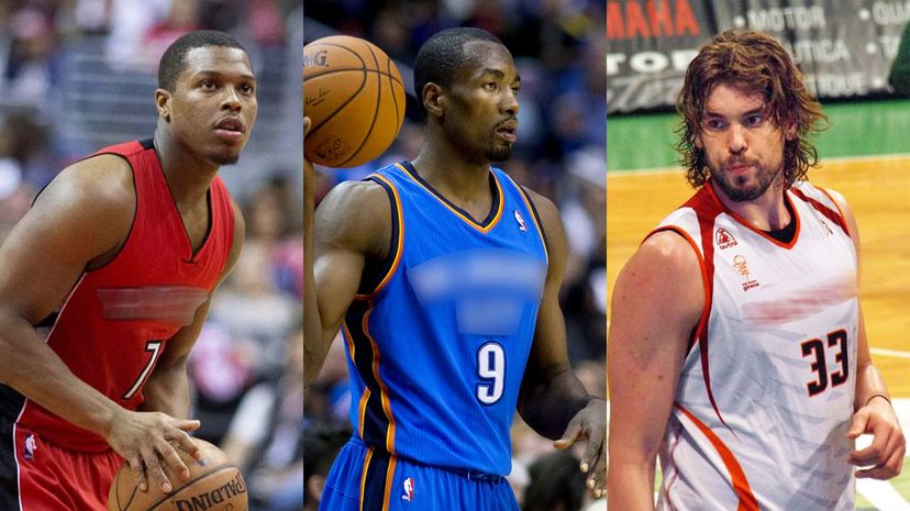 Kyle Lowry, Serge Ibaka, Marc Gasol