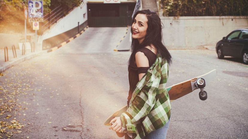 Plaid Shirt Woman