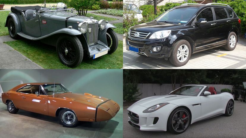 Cars, Cars, Cars! Can You Name Them All?