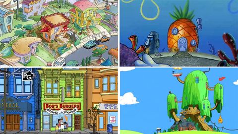 We'll Show You a Cartoon House, You Tell us What Character Lives in It | Zoo