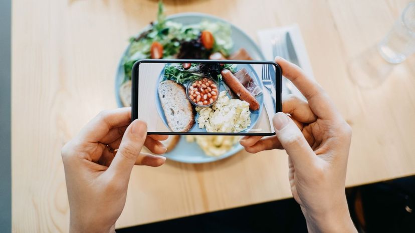 Taking Picture of Plate