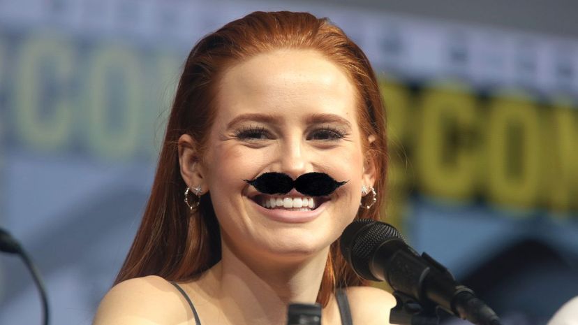 Madelaine Petsch mustache