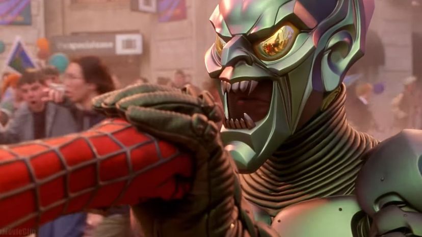 Spider-Man fighting Green Goblin