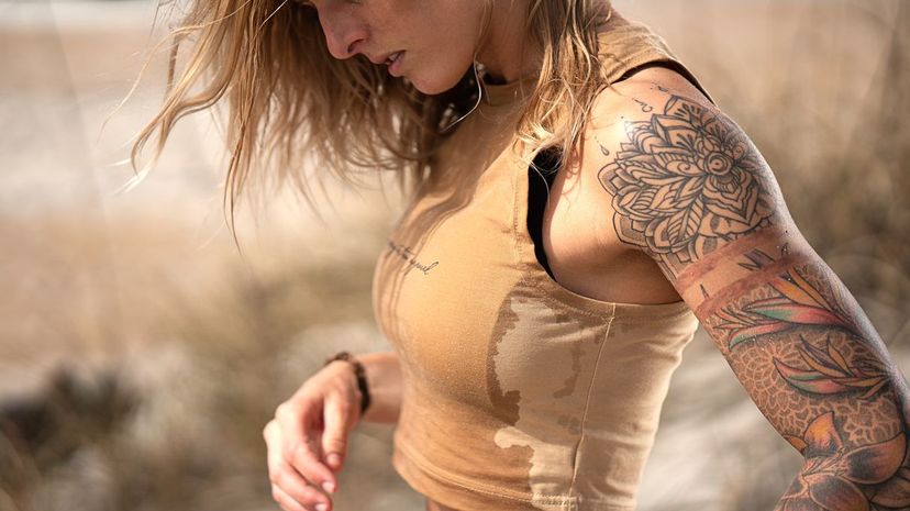 Sweating through Shirt