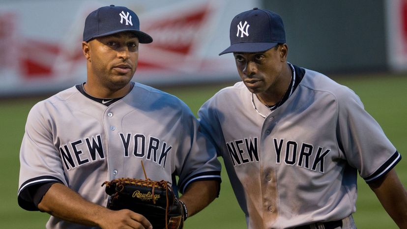 Vernon Wells and Curtis Granderson