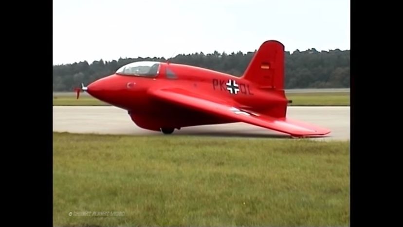 Me 163 Komet fighter aircraft 