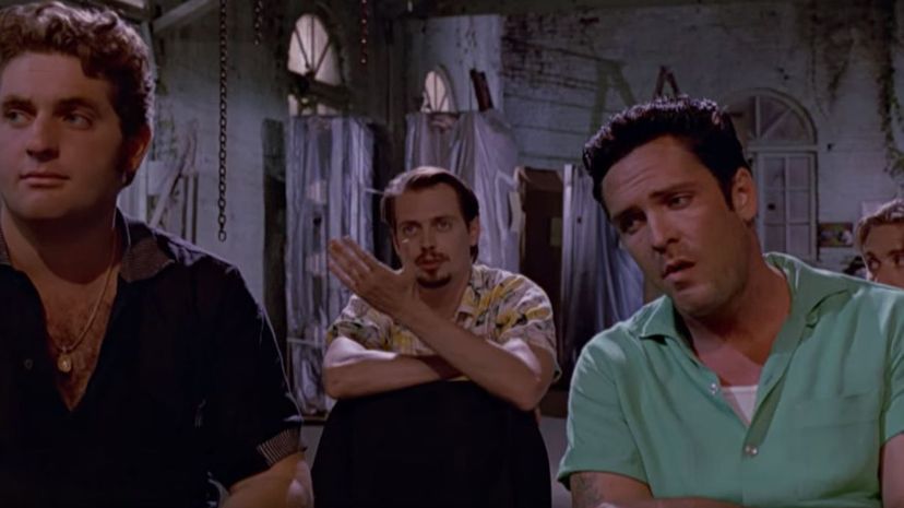 Reservoir Dogs] In the opening scene of Reservoir Dogs, Joe asks who didn't  give in a dollar for the tip and Mr. Orange rats out Mr. Pink immediately,  foreshadowing him ending up