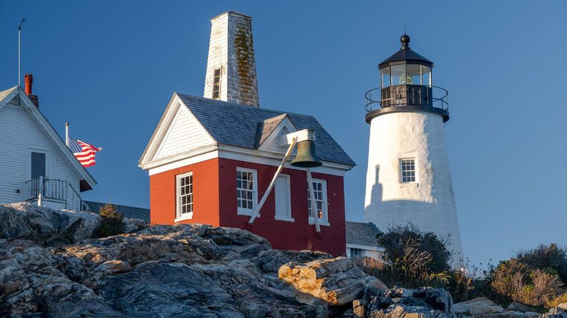 Pemaquid Point Lighthouse in Bristol, Maine