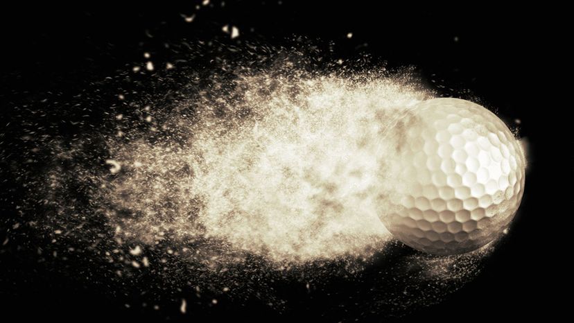Explosive golf balls