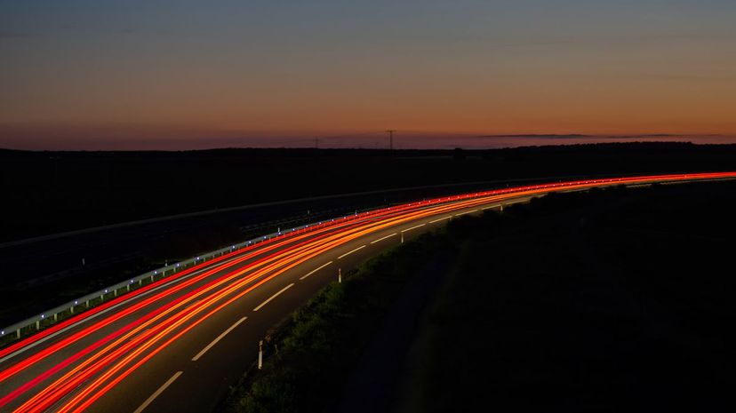 9 highway at night