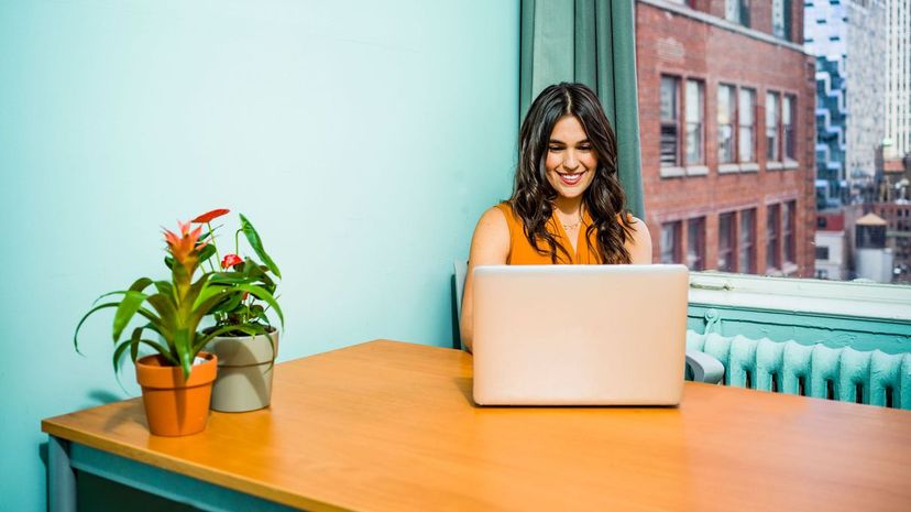 Woman at Desk