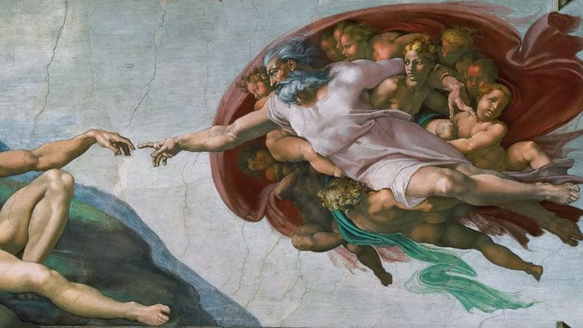 Michelangelo paints the Sistine Chapel