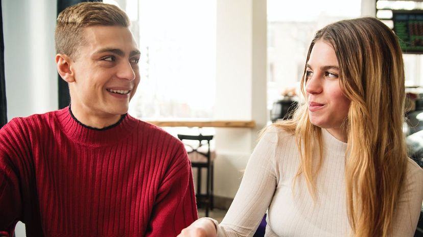 unsure young couple